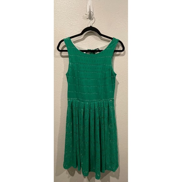 POSTAGE STAMP Sunstream Green Sleeveless Mini Dress - Picture 2 of 4